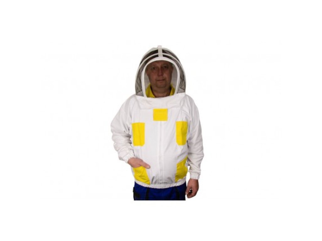 Včelařská bunda s kuklou barevná