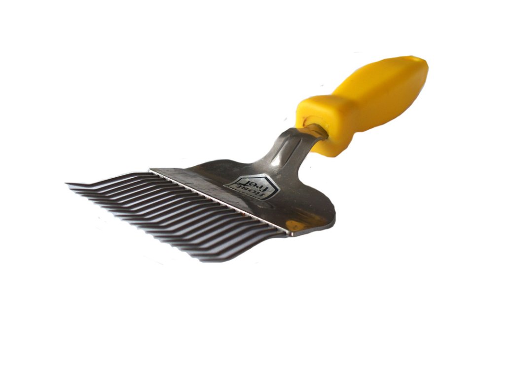 Odvíčkovací vidlička profi 19 jehel, 2x lom - nerez