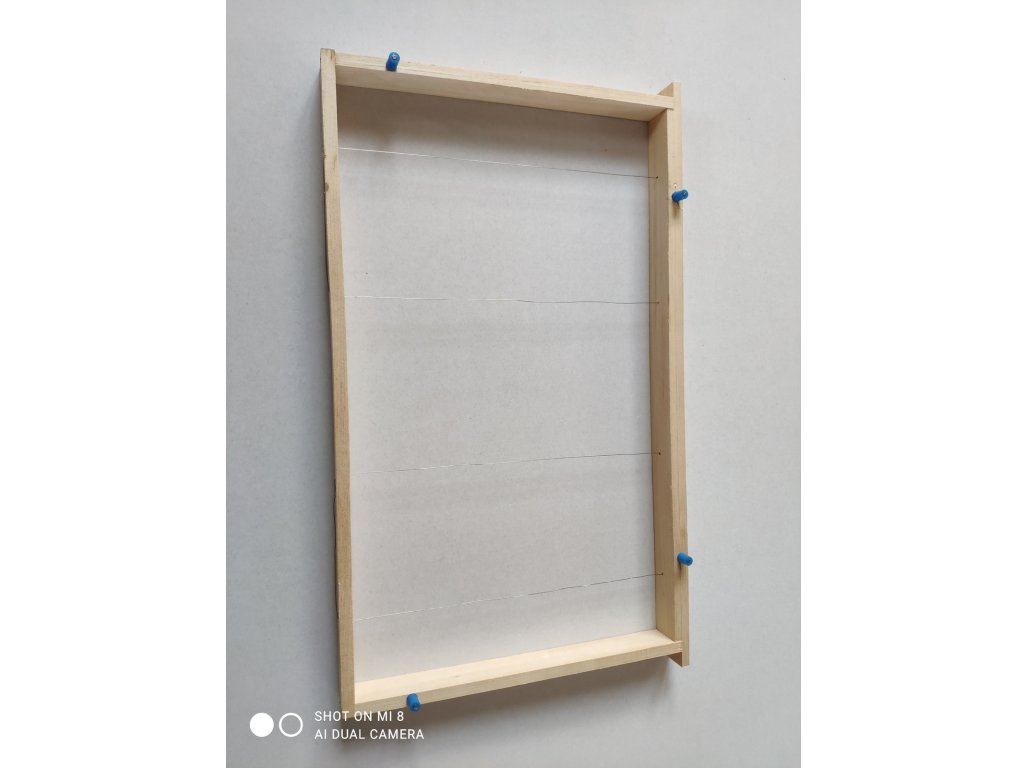 Rámek 39x24 vydrátkovaný vč. mezerníků