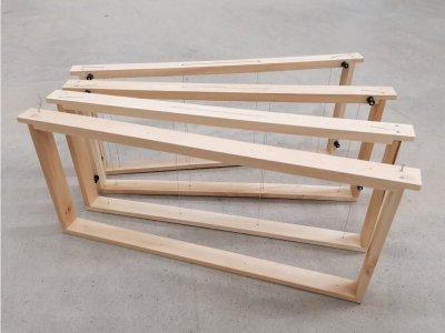 Rámek vydrátkovaný 39x17 vč. mezerníků