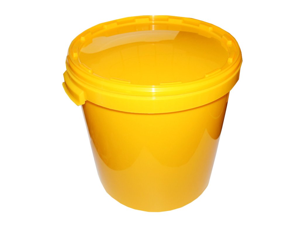 Nádoba 40 kg - bílá/žlutá