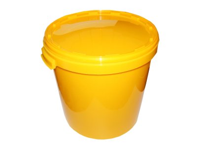 Nádoba 40 kg - bílá/žlutá