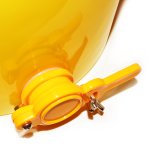 Nádoba 40 kg s kohoutem - bílá/žlutá