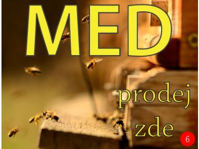 Cedule včelařská - typ 6J žlutohnědá