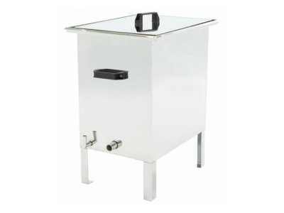 Nerezový vařák na vosk s vodním těsněním + plynový hořák