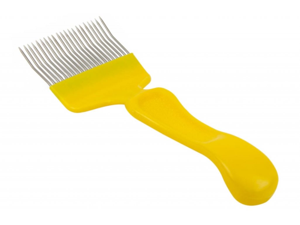 Odvíčkovací vidlička 21 jehel, lomená - plast