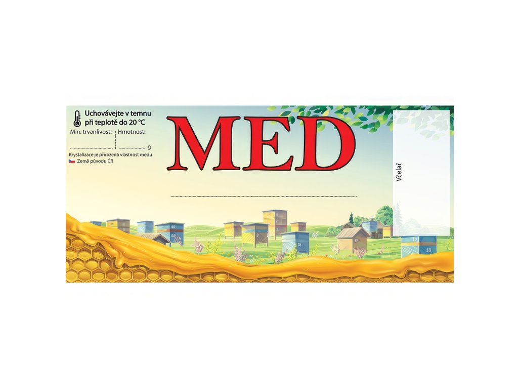 Etiketa obecná typ 7