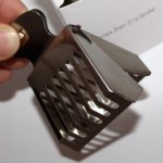 Výchytka matek klips - kovová nerez