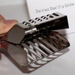 Výchytka matek klips - kovová nerez