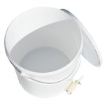 Nádoba 25 kg s kohoutem - bílá/žlutá