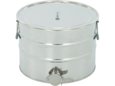 Stáčecí nád. nerez 40 kg  - kovová výpust