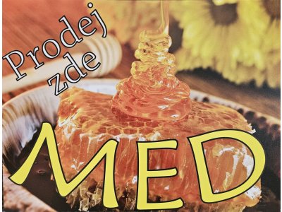 Cedule plástev s medem