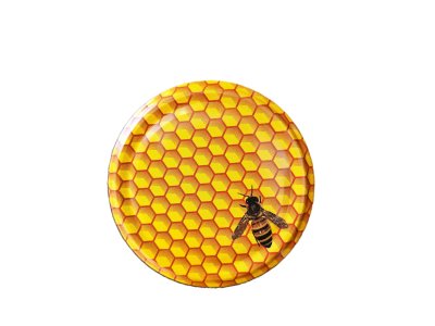 Víčko na sklenice TO82 - Včela malovaná