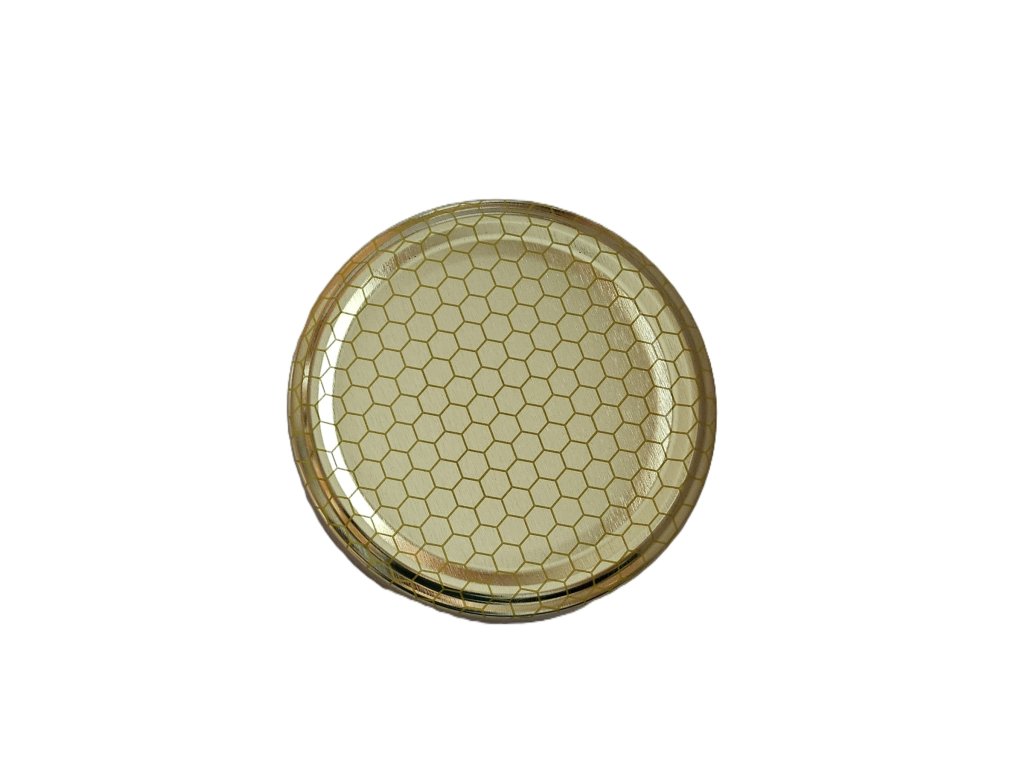 Víčko na sklenice TO82 - Zlaté s pláství