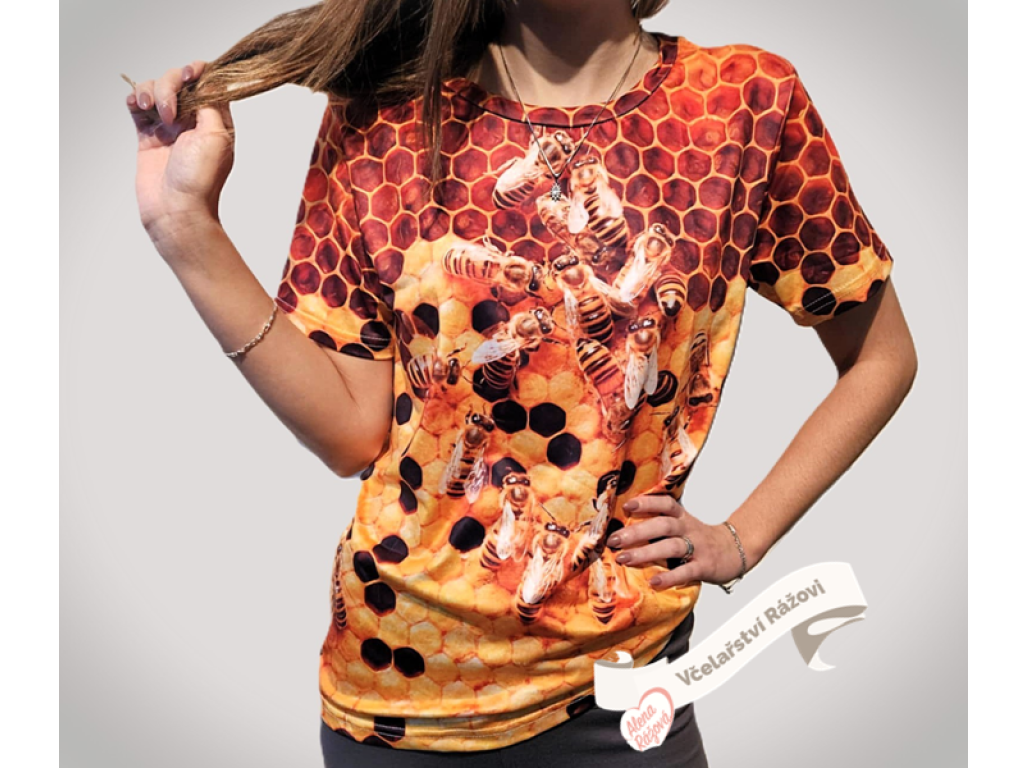 Dámské tričko - plástev