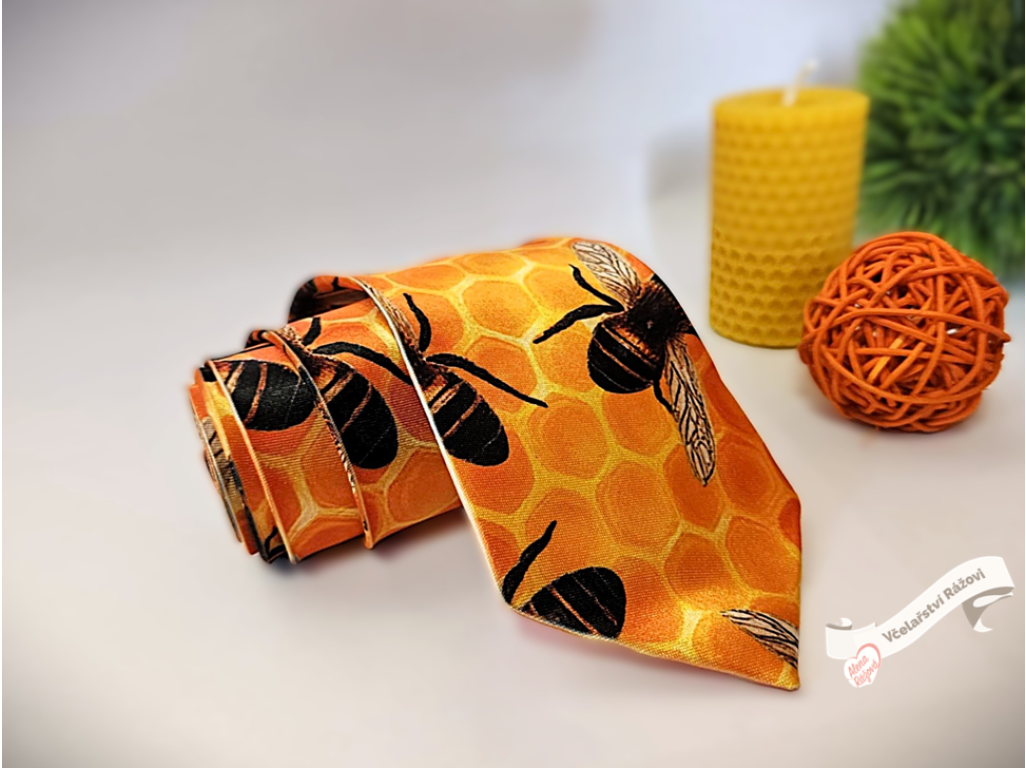 Kravata se včelami