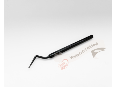 Přelarvovací lžička - černý plast