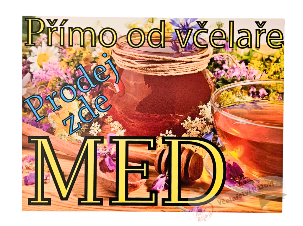 Cedule včelařská - typ 2 pestrá