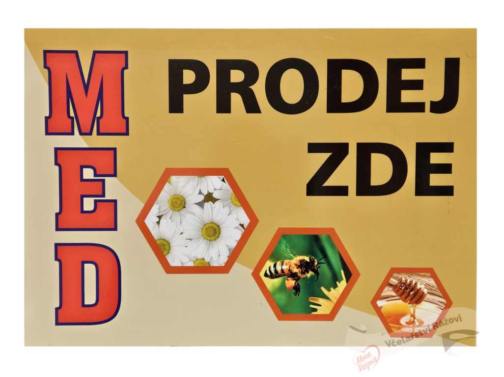 Cedule včelařská - typ 6