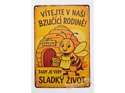 Cedule - Bzučící rodina