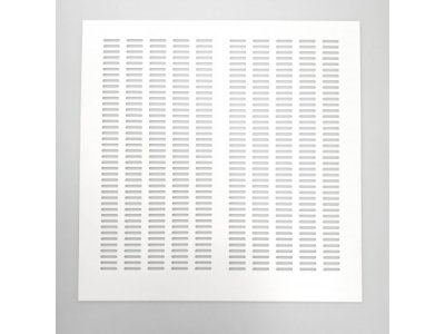 Mateří mřížka plastová 420x420 mm  -  bílá