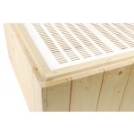 Mateří mřížka plastová 420x420 mm  -  bílá