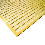 Mateří mřížka plastová  435x435 mm- žlutá