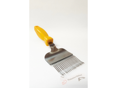 Odvíčkovací vidlička profi 19 jehel, 2x lom - nerez